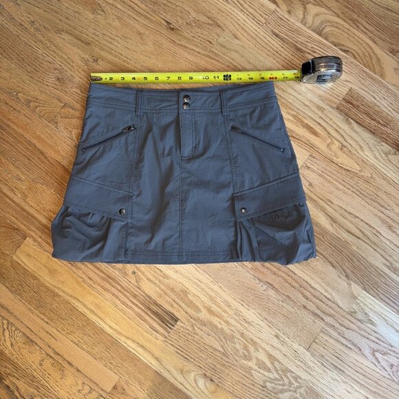 ATHLETA Sweet Sport Women’s Gray Cargo Skirt Tennis Golf Size 6 - Picture 11 of 12
